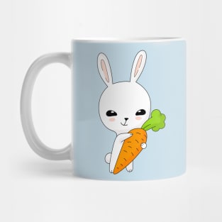 Rabbit with a big carrot Mug